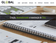 Tablet Screenshot of globalws.com.br